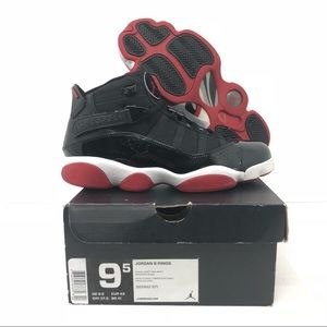 Jordan 6 Rings Bred men’s size 9.5 Red/Black/White